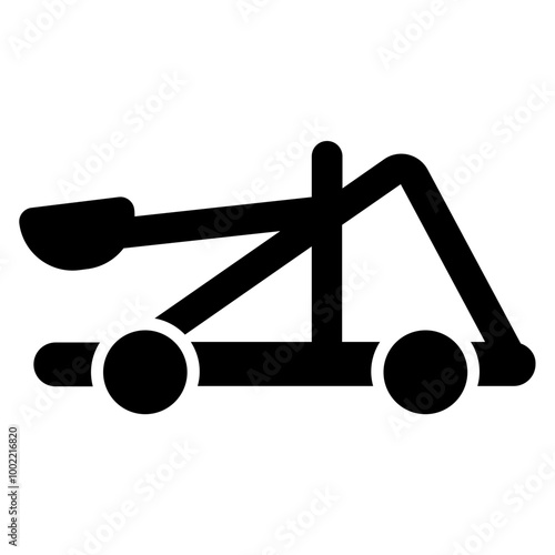 Catapult icon - Outline style