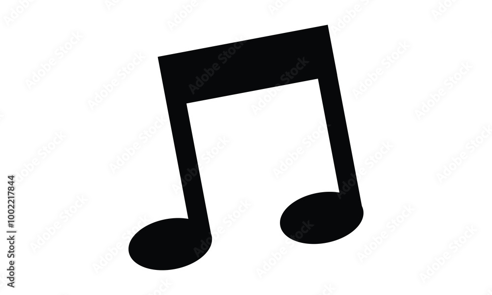 Music icon set. note music icon vector . Music icon set. note music icon vector .