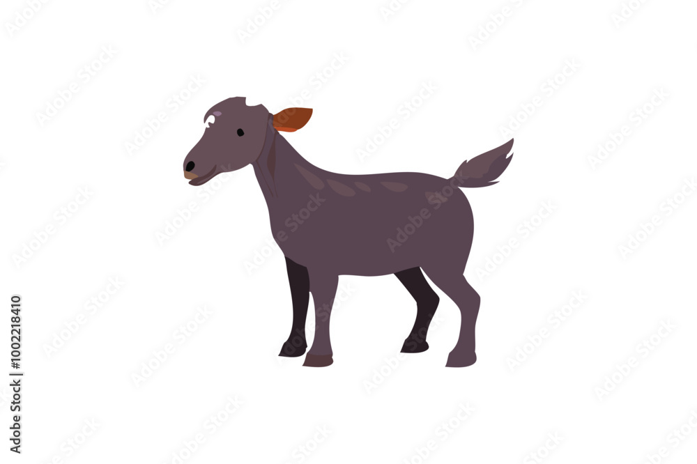 Cute Goat vector art illustration Cute Goat vector art illustration