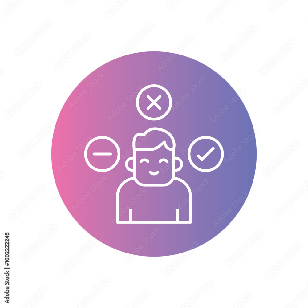 User Experience vector icon stock illustration User Experience vector icon stock illustration