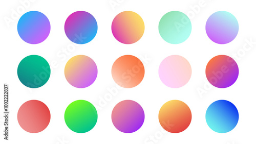 Set of gradients