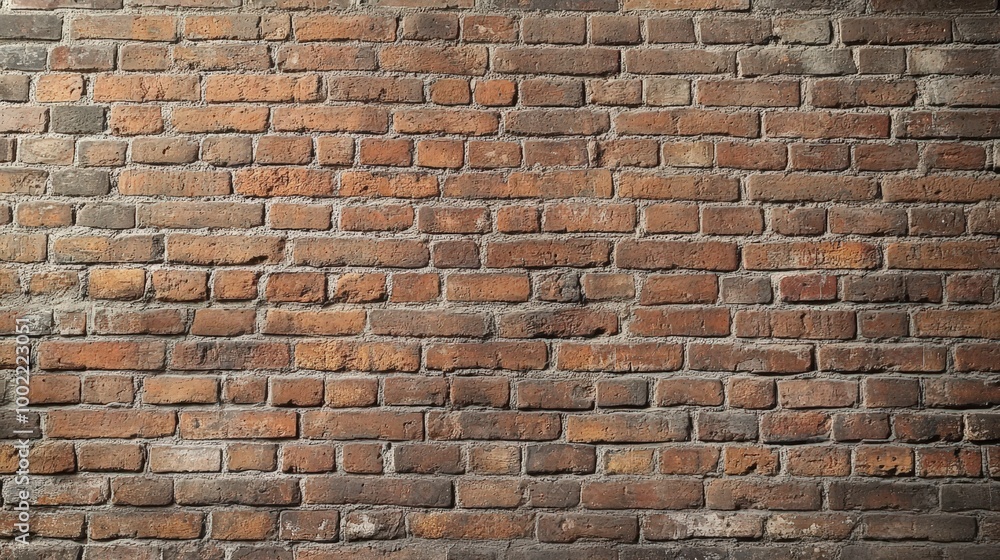 Fototapeta premium Textured Red Brick Wall for Background Use