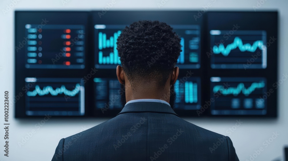 Young startup leader presenting futuristic data on a digital whiteboard, team brainstorming in modern office, creative business concept, startup leadership Young startup leader presenting futuristic data on a digital whiteboard, team brainstorming in modern office, creative business concept, startup leadership