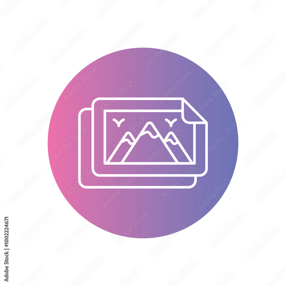 Image Gallery vector icon stock illustration Image Gallery vector icon stock illustration