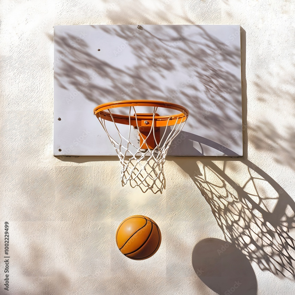 basketball hoop and ball. basketball in the street basketball hoop and ball. basketball in the street