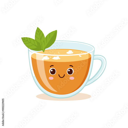 Tea Drink Beverage Liquid Water Fresh Animation Kawaii Healthy Character
