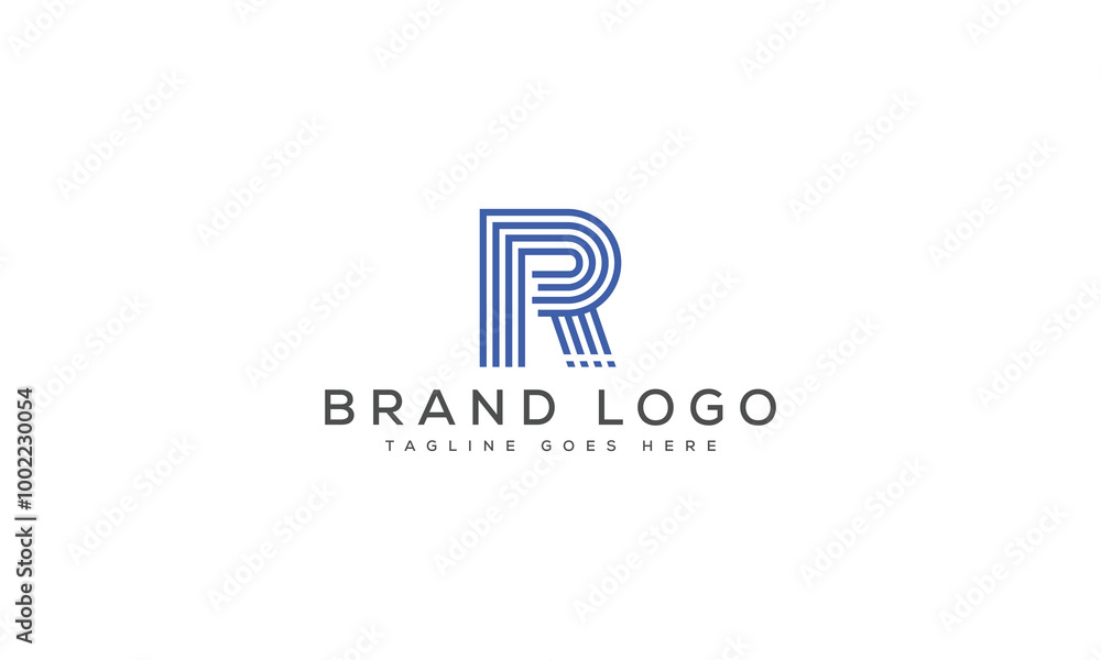 letter R logo design vector template design for brand. letter R logo design vector template design for brand.