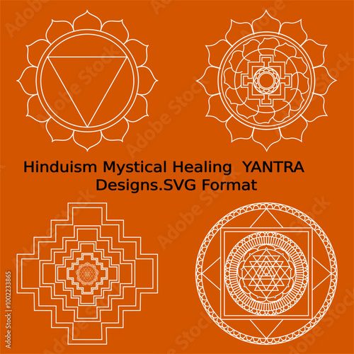  Mystical Healing Yantra  Geometrical Designs