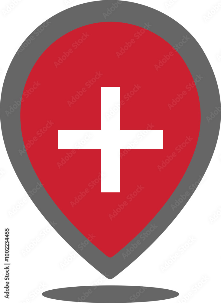 Obraz premium Location Sticker