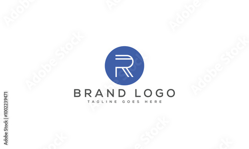 letter R logo design vector template design for brand.