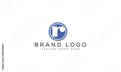 letter R logo design vector template design for brand.