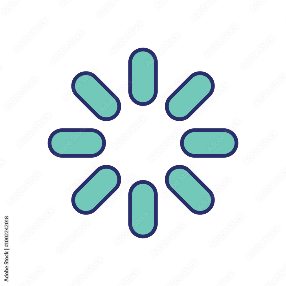 Loading vector icon stock illustration Loading vector icon stock illustration