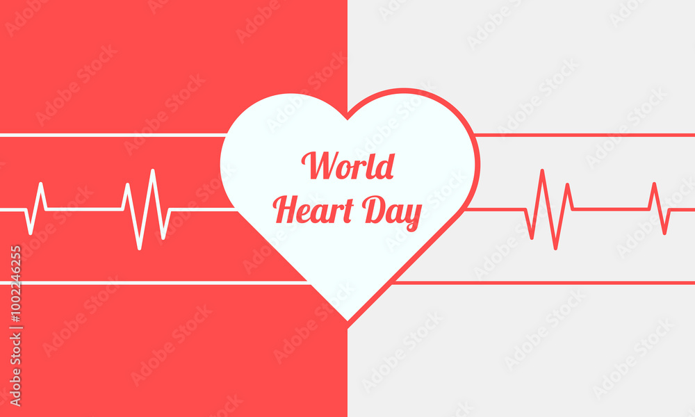 World Heart Day Celebration Background Design World Heart Day Celebration Background Design
