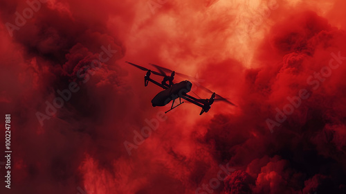 An advanced and futuristic drone army is ready to fight a war against the AI drones.