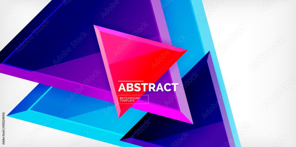 Abstract background - glossy triangles. Vector Illustration For Wallpaper, Banner, Background, Card, Book Illustration, landing page Abstract background - glossy triangles. Vector Illustration For Wallpaper, Banner, Background, Card, Book Illustration, landing page