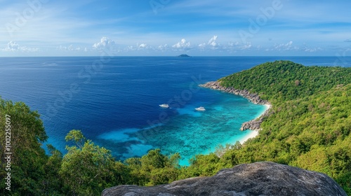 The stunning viewpoints at the Similan Islands, with panoramic views of the Andaman Sea.