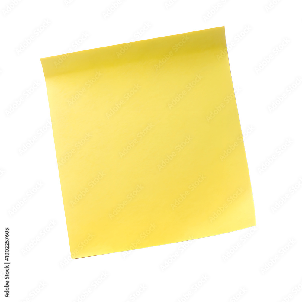 Sticky note isolated on transparent background Sticky note isolated on transparent background