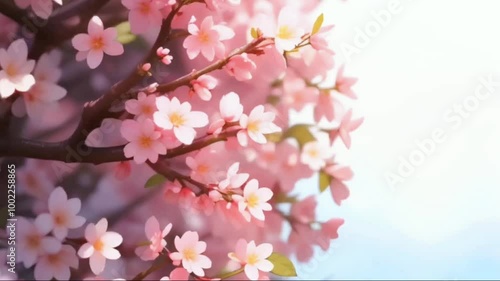 Sunlight Cherry Blossom