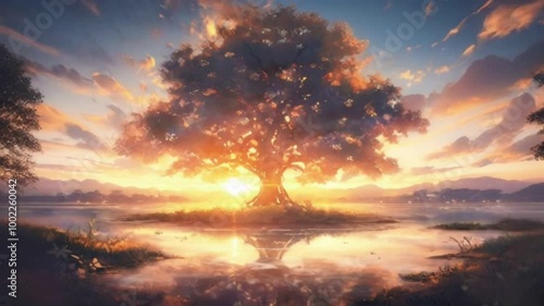 Beautiful Golden Sunrise