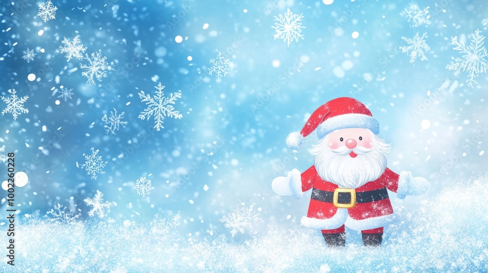 A snowman wearing a red hat A snowman wearing a red hat