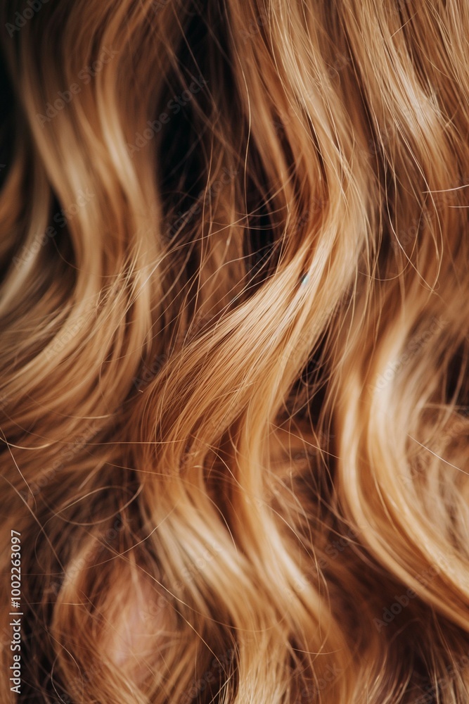Closeup of a woman's hair color and texture Closeup of a woman's hair color and texture