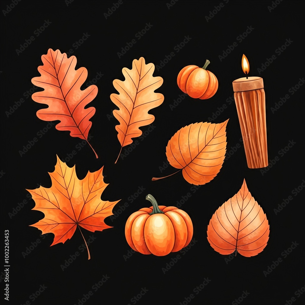 Autumnal Elements Collection Autumnal Elements Collection
