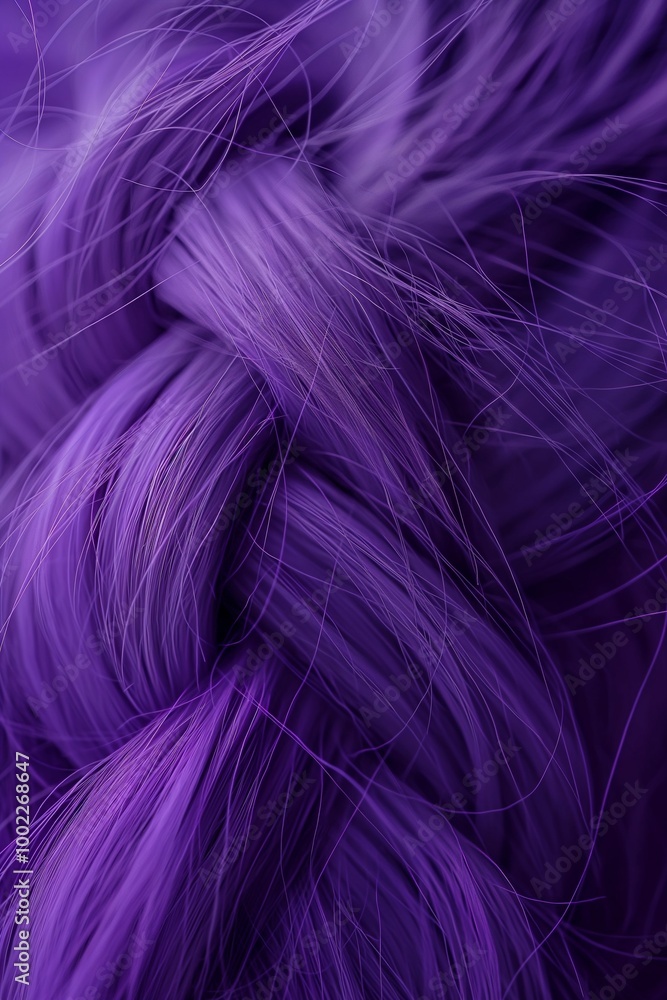 Fototapeta premium Closeup of a woman's hair and texture