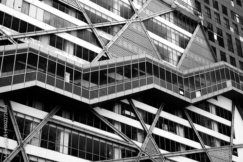 Obraz na płótnie Contemporary Architecture in Malacca: When the City Rises w salonie