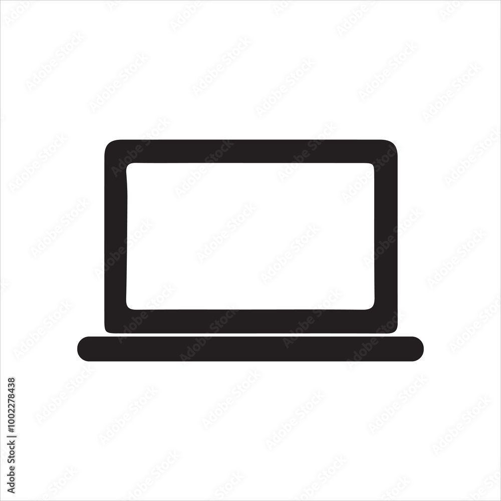 computer icon web icon vector art on white background computer icon web icon vector art on white background