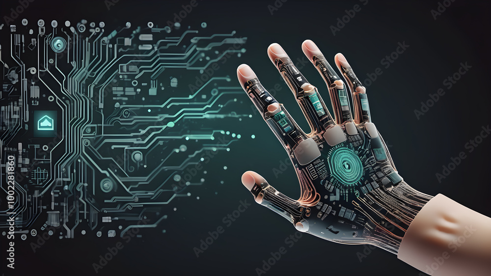 Naklejka premium Cyber security concept. Binary code in background, encrypted data protected by security system. AI generated image, ai