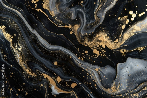 Wallpaper Mural Luxurious Black and Gold Marble Texture with Flowing Abstract Patterns in Modern Design






 Torontodigital.ca