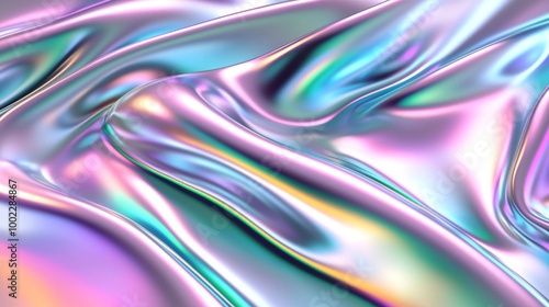 Wallpaper Mural Spectral spectrum light rays on caustic background. 3D rendered scene. Torontodigital.ca