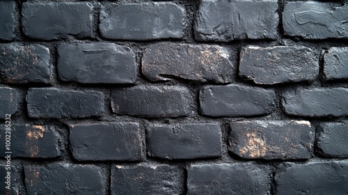 Black Brick Wall Texture