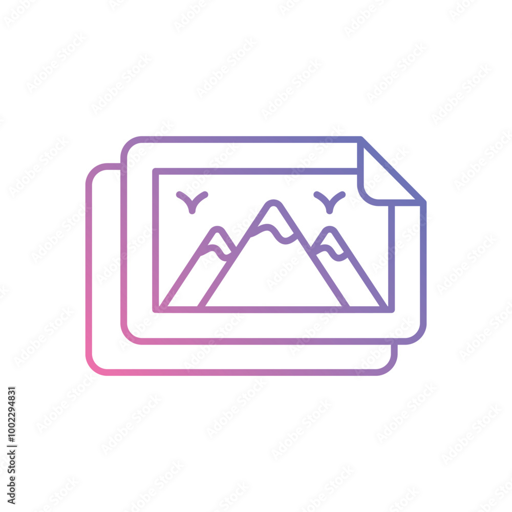 Image Gallery vector icon stock illustration Image Gallery vector icon stock illustration