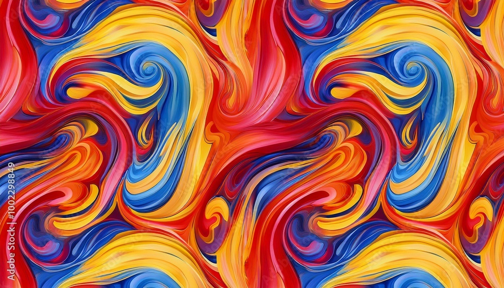 Abstract colorful swirl art Abstract colorful swirl art