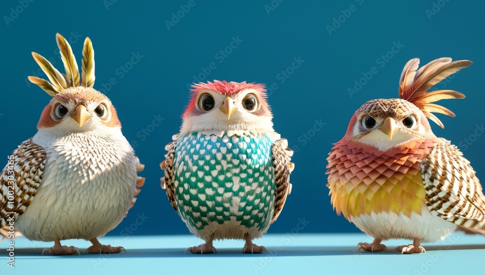 In pastel colors, a weird eagle bird animal abstract illustration has a minimalist geometric background. In pastel colors, a weird eagle bird animal abstract illustration has a minimalist geometric background.