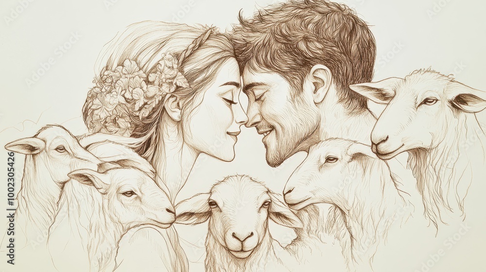 Perfect Smile: The Bridegroom Admires His Bride’s Teeth, Comparing Them to Shorn Sheep, Representing Purity and Grace in Song of Solomon Perfect Smile: The Bridegroom Admires His Bride’s Teeth, Comparing Them to Shorn Sheep, Representing Purity and Grace in Song of Solomon