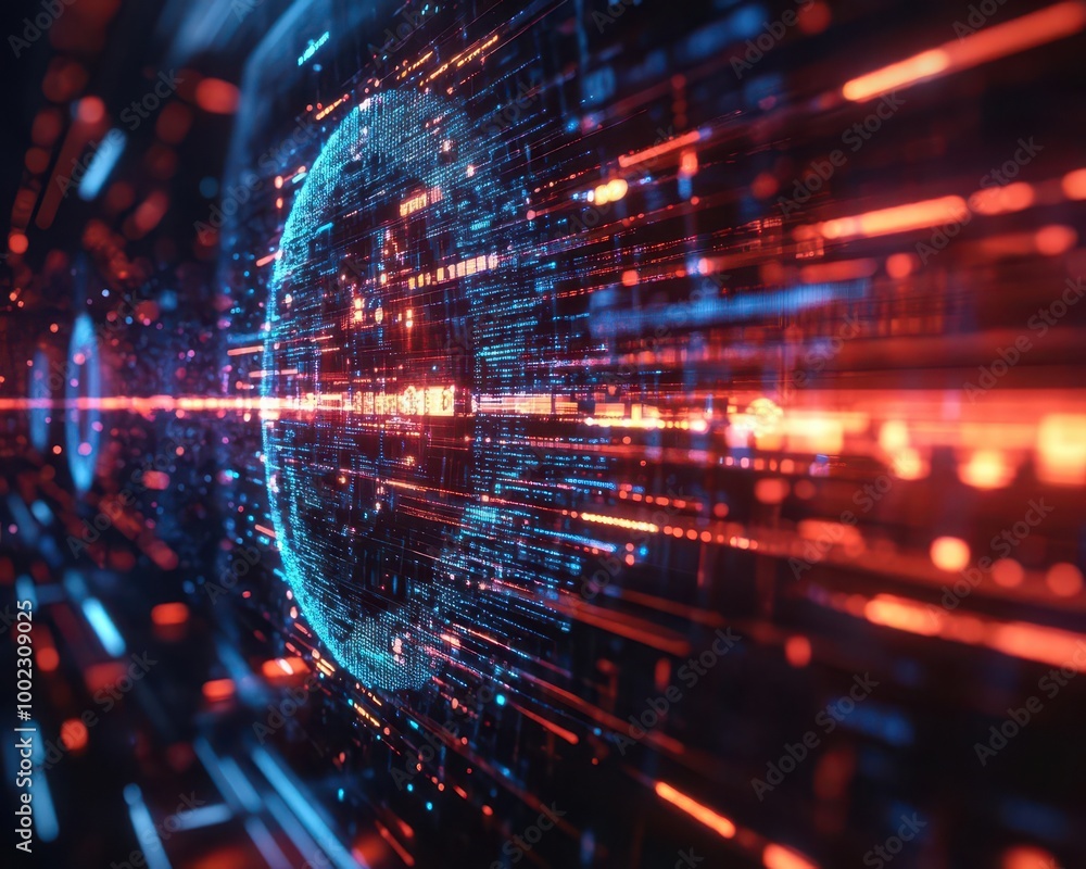 5G technology displayed through futuristic data streams connecting smart devices Futuristic Hologram High Detail 5G technology displayed through futuristic data streams connecting smart devices Futuristic Hologram High Detail