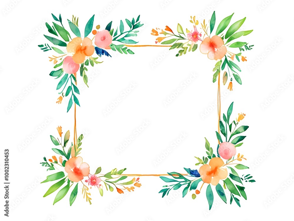 Beautiful floral frame themed birthday picture, wallpaper Ai Generated Beautiful floral frame themed birthday picture, wallpaper Ai Generated