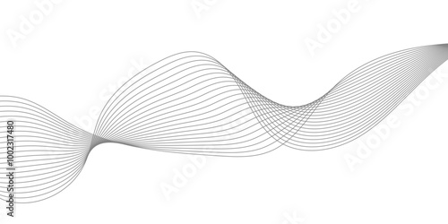 Exploring Modern Digital Design: A Comprehensive Guide to Creating Elegant and Dynamic Abstract Backgrounds with Wavy Curves and Geometric Patterns in Vector Graphics for Business and Creative Applica