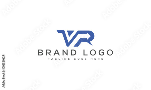 letter VR logo design vector template design for brand.