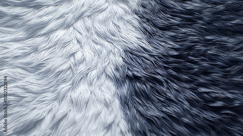 Black & white photo of animal fur from a unique perspective Black & white photo of animal fur from a unique perspective