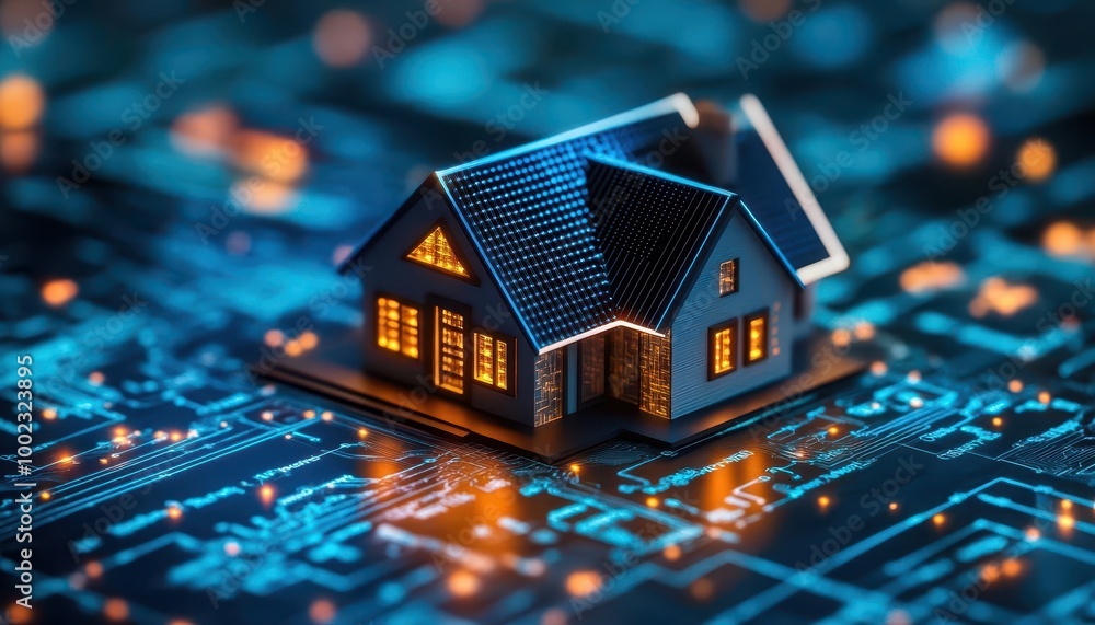 Minimalist home with glowing smart devices and holographic decor suggestions Futuristic Hologram Minimalist Minimalist home with glowing smart devices and holographic decor suggestions Futuristic Hologram Minimalist
