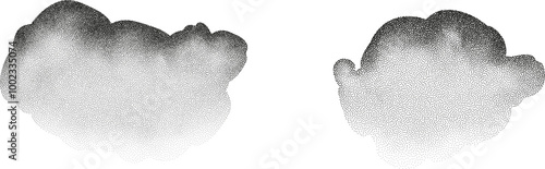  Black dots with a sandy texture. An abstract, grainy background featuring a noisy gradient pattern.