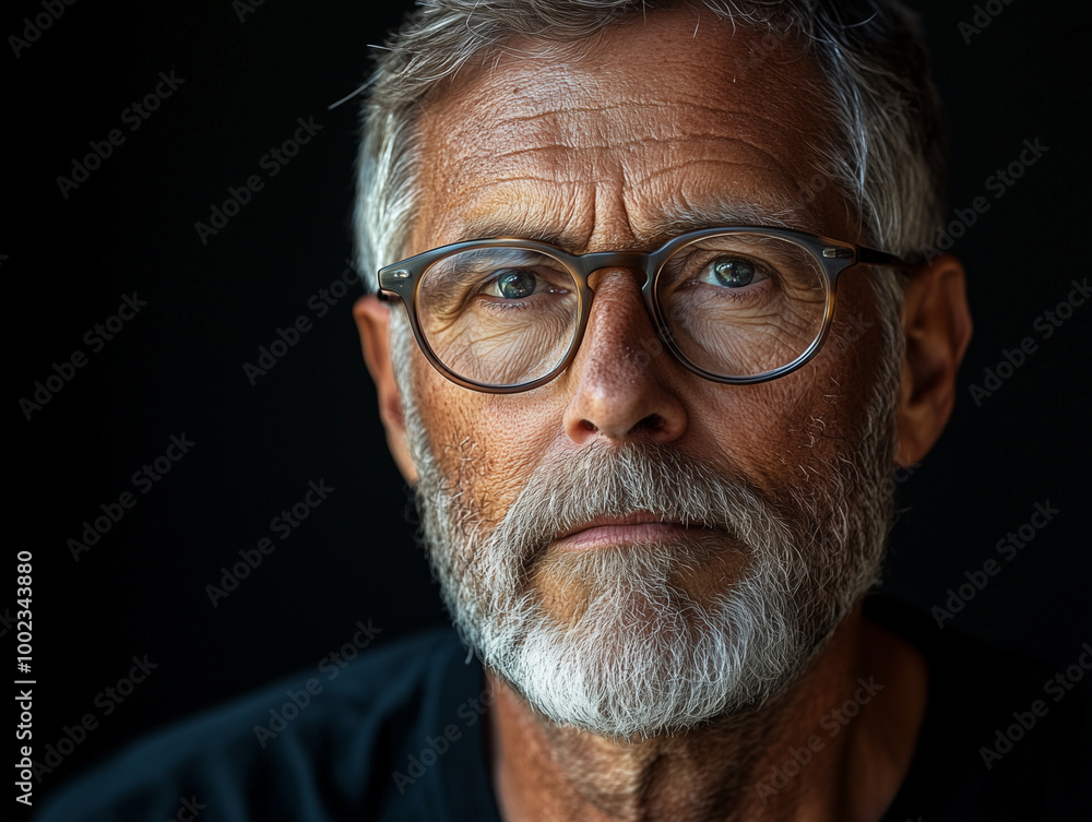 portrait of a senior person portrait of a senior person