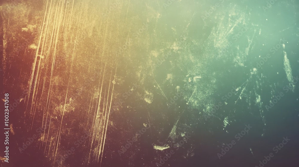 Fototapeta premium A textured background with a blend of warm and cool colors, creating an abstract visual effect.