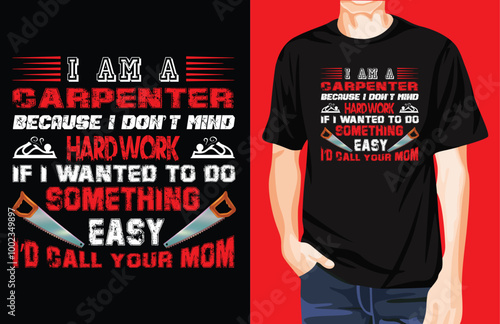 Carpenter T-shirt design