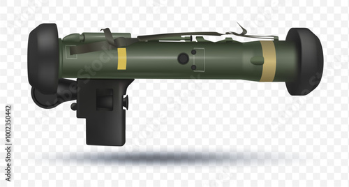 anti-tank complex firearms modern weapons realistic vector illustrations ptrk