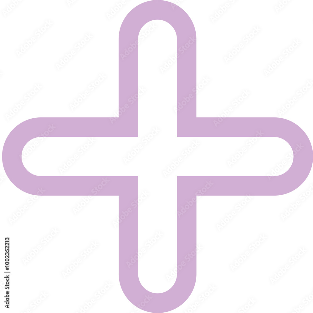 Obraz premium Plus Icon Logo Design