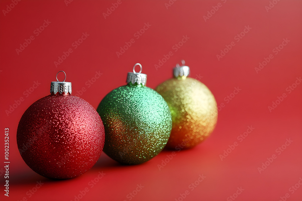 red, green and gold christmas balls red, green and gold christmas balls